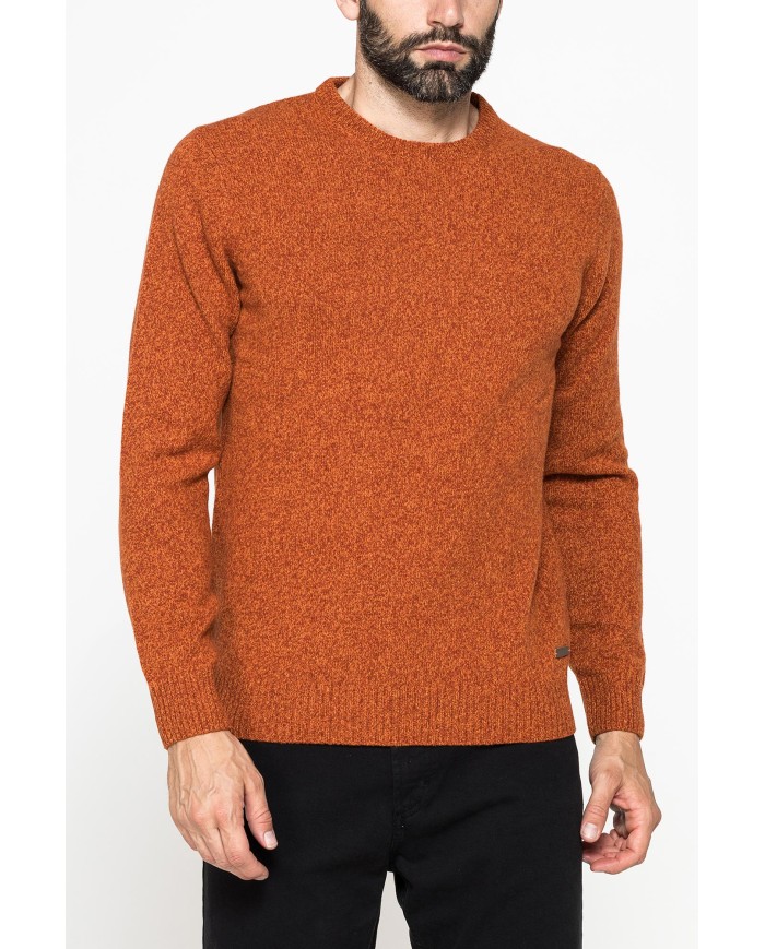 MAGLIA GIROCOLLO CLASSICO REALIZZATA IN LAMBSWOOL