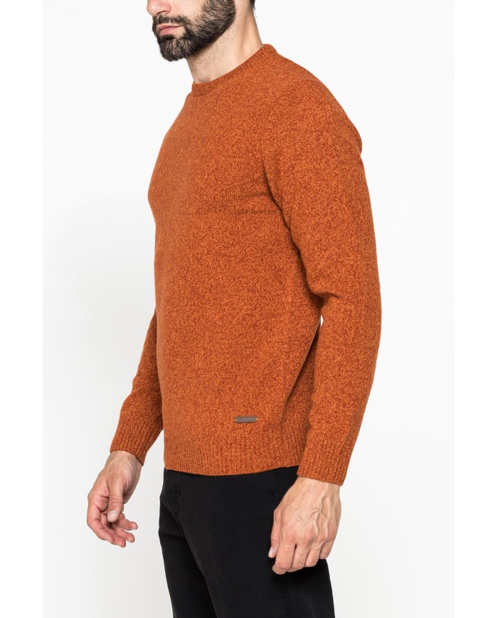 MAGLIA GIROCOLLO CLASSICO REALIZZATA IN LAMBSWOOL