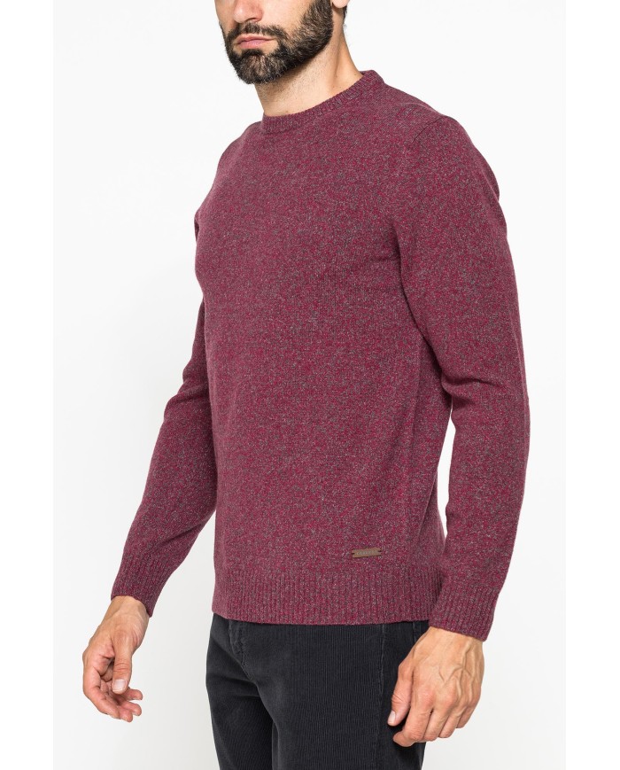 MAGLIA GIROCOLLO CLASSICO REALIZZATA IN LAMBSWOOL