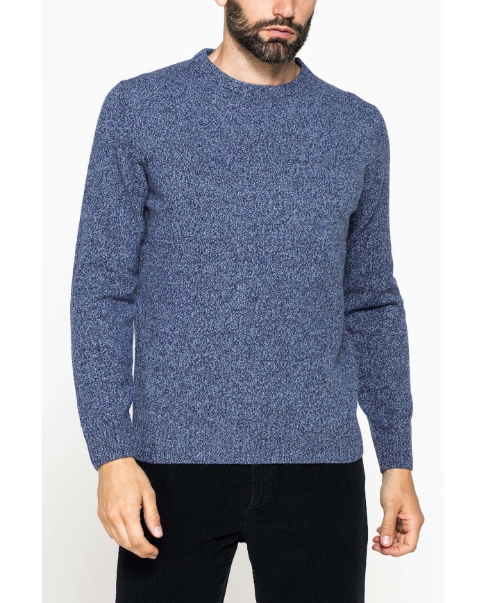 MAGLIA GIROCOLLO CLASSICO REALIZZATA IN LAMBSWOOL