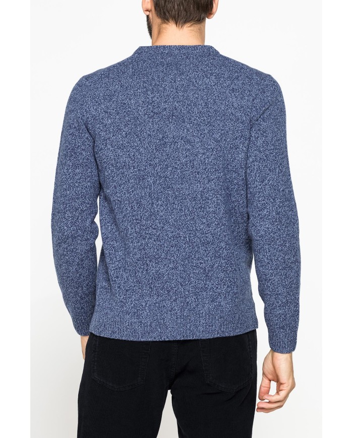 MAGLIA GIROCOLLO CLASSICO REALIZZATA IN LAMBSWOOL