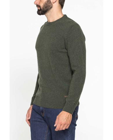 MAGLIA GIROCOLLO CLASSICO REALIZZATA IN LAMBSWOOL