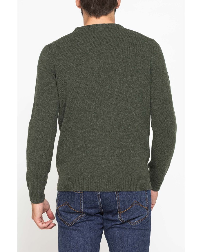 MAGLIA GIROCOLLO CLASSICO REALIZZATA IN LAMBSWOOL