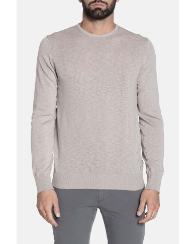 MAGLIA GIROCOLLO IN COTONE