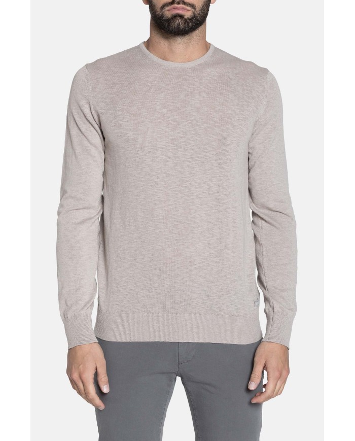 MAGLIA GIROCOLLO IN COTONE