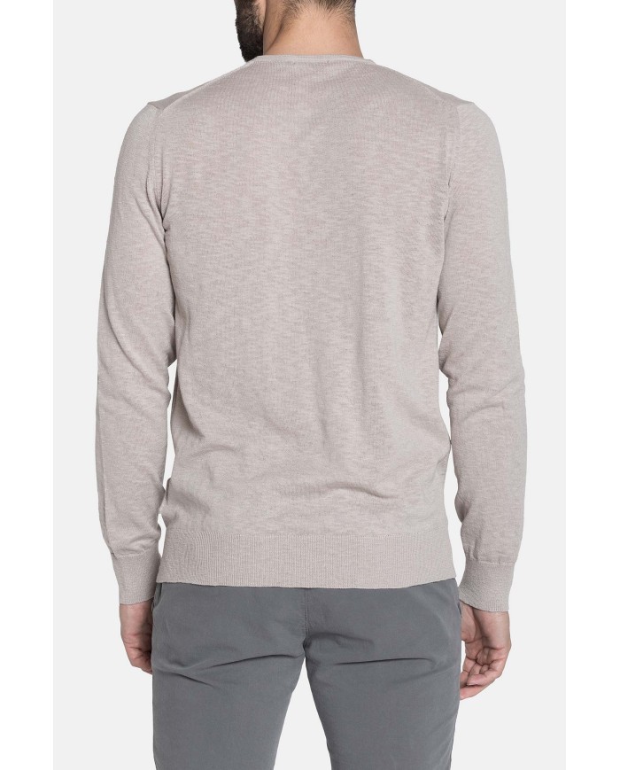MAGLIA GIROCOLLO IN COTONE