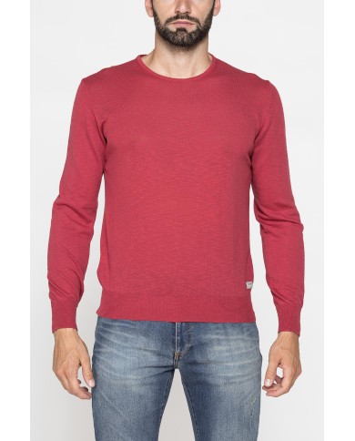 MAGLIA GIROCOLLO IN COTONE