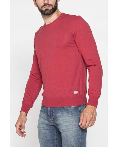 MAGLIA GIROCOLLO IN COTONE