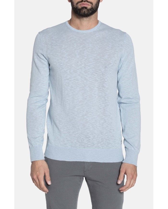 MAGLIA GIROCOLLO IN COTONE