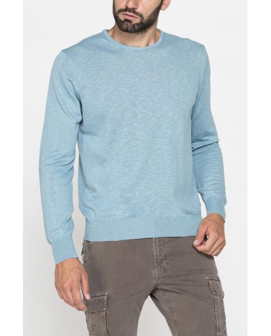 MAGLIA GIROCOLLO IN COTONE