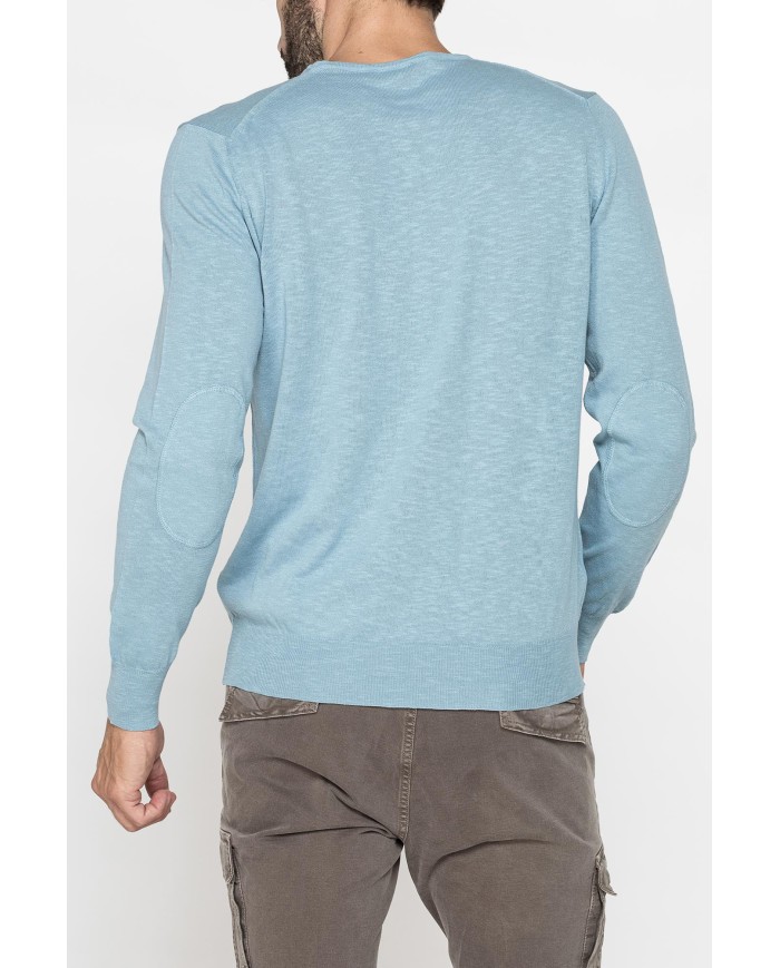 MAGLIA GIROCOLLO IN COTONE