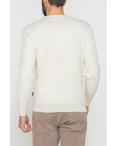 MAGLIA GIROCOLLO CON LAVORAZIONE A COSTE