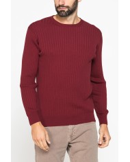 MAGLIA GIROCOLLO CON LAVORAZIONE A COSTE