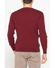 MAGLIA GIROCOLLO CON LAVORAZIONE A COSTE