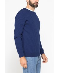 MAGLIA GIROCOLLO CON LAVORAZIONE A COSTE