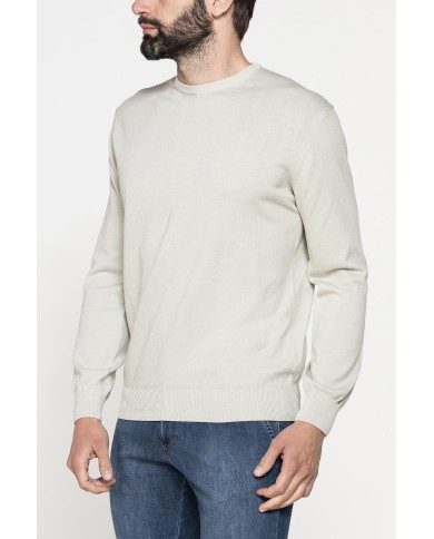 MAGLIA GIROCOLLO IN COTONE  ORGANICO