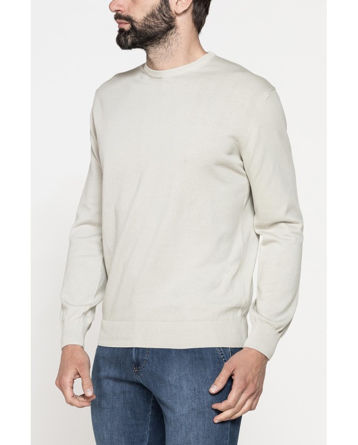 MAGLIA GIROCOLLO IN COTONE  ORGANICO