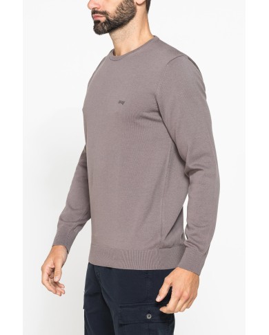 MAGLIA GIROCOLLO IN COTONE  ORGANICO