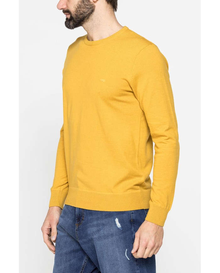 MAGLIA GIROCOLLO IN COTONE  ORGANICO