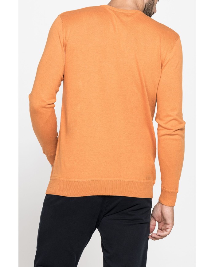 MAGLIA GIROCOLLO IN COTONE  ORGANICO