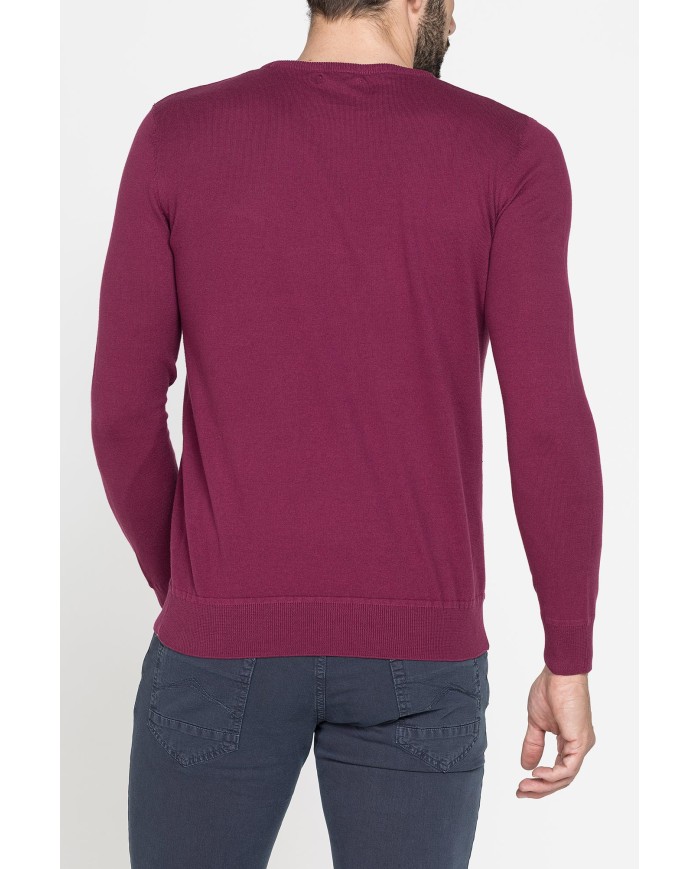 MAGLIA GIROCOLLO IN COTONE  ORGANICO