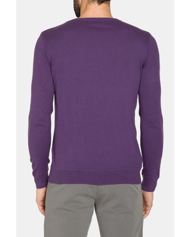 MAGLIA GIROCOLLO IN COTONE  ORGANICO