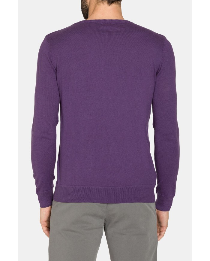 MAGLIA GIROCOLLO IN COTONE  ORGANICO