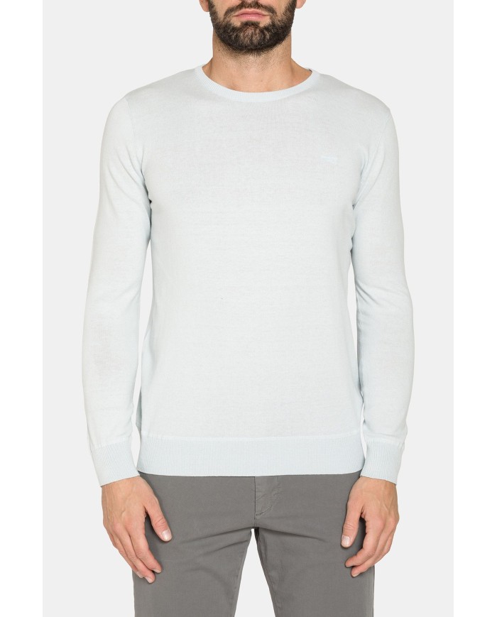 MAGLIA GIROCOLLO IN COTONE  ORGANICO