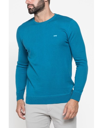 MAGLIA GIROCOLLO IN COTONE  ORGANICO