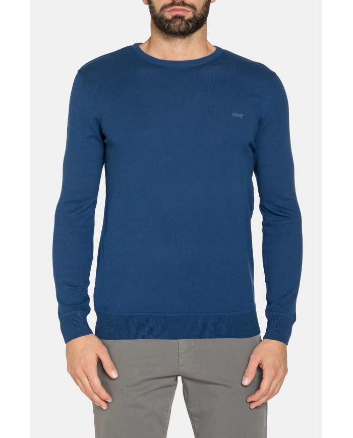 MAGLIA GIROCOLLO IN COTONE  ORGANICO