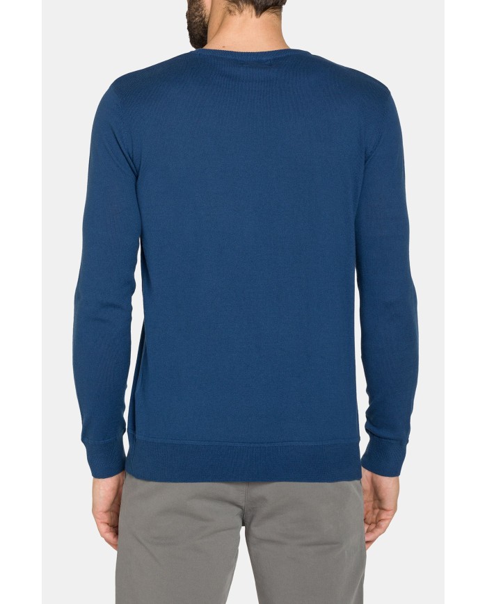 MAGLIA GIROCOLLO IN COTONE  ORGANICO