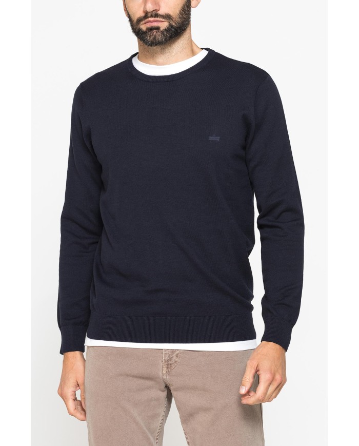 MAGLIA GIROCOLLO IN COTONE  ORGANICO