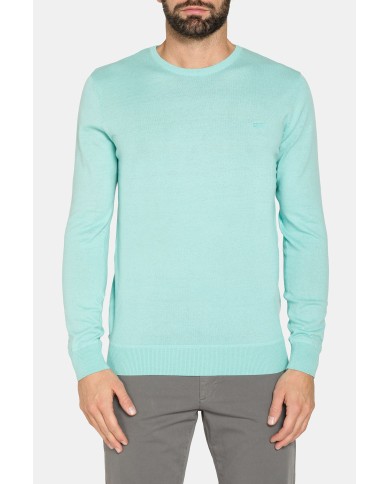 MAGLIA GIROCOLLO IN COTONE  ORGANICO