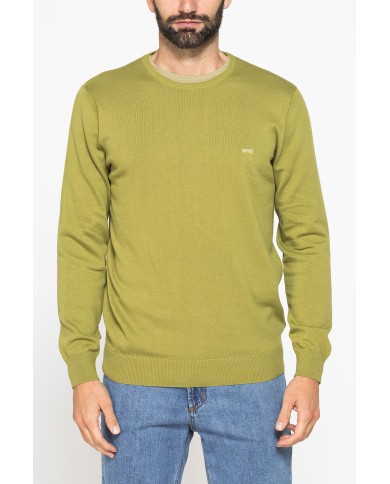 MAGLIA GIROCOLLO IN COTONE  ORGANICO