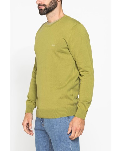 MAGLIA GIROCOLLO IN COTONE  ORGANICO