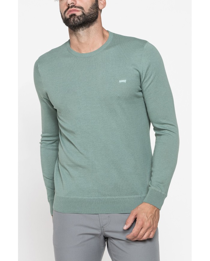 MAGLIA GIROCOLLO IN COTONE  ORGANICO