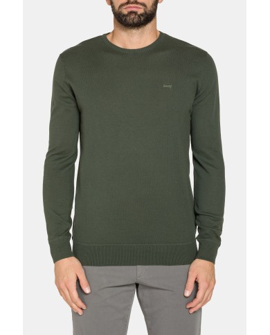 MAGLIA GIROCOLLO IN COTONE  ORGANICO