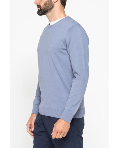 MAGLIA GIROCOLLO IN COTONE  ORGANICO