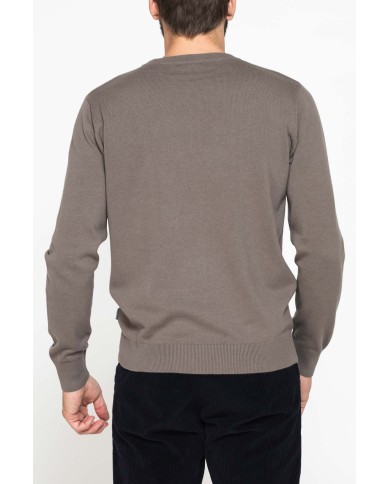 MAGLIONE GIROCOLLO IN PREGIATO CALDO COTONE