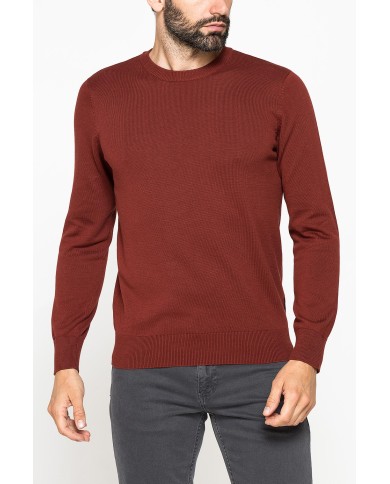 MAGLIONE GIROCOLLO IN PREGIATO CALDO COTONE