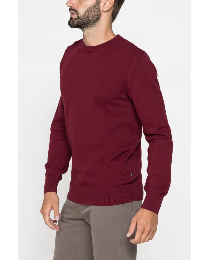 MAGLIONE GIROCOLLO IN PREGIATO CALDO COTONE