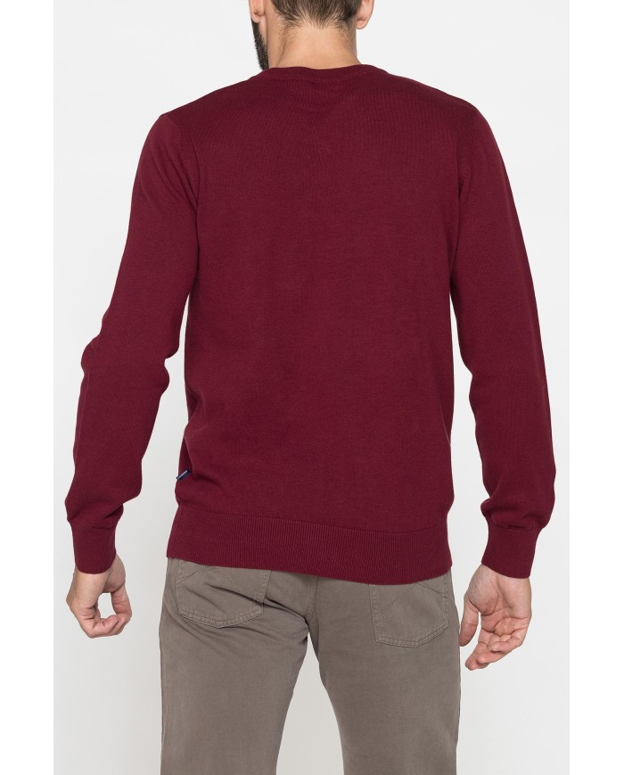 MAGLIONE GIROCOLLO IN PREGIATO CALDO COTONE