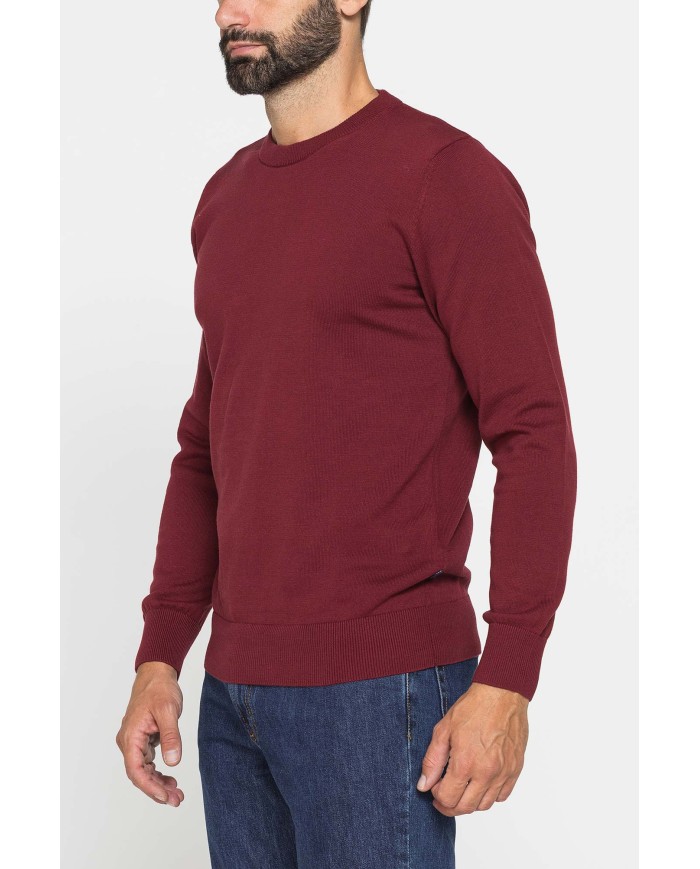MAGLIONE GIROCOLLO IN PREGIATO CALDO COTONE