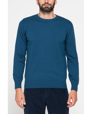 MAGLIONE GIROCOLLO IN PREGIATO CALDO COTONE