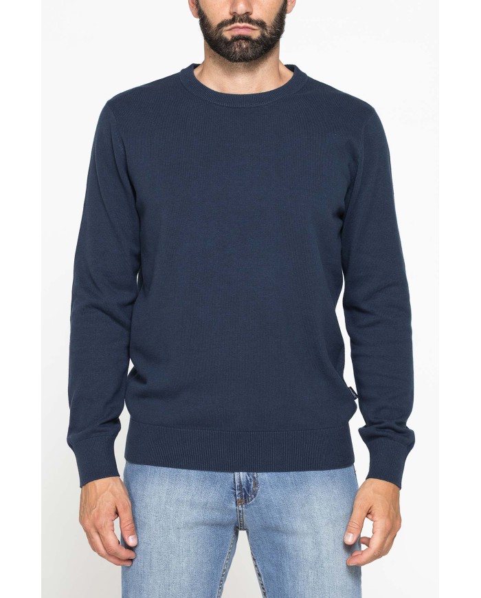 MAGLIONE GIROCOLLO IN PREGIATO CALDO COTONE