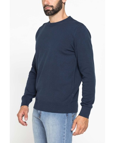 MAGLIONE GIROCOLLO IN PREGIATO CALDO COTONE