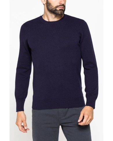 MAGLIONE GIROCOLLO IN PREGIATO CALDO COTONE