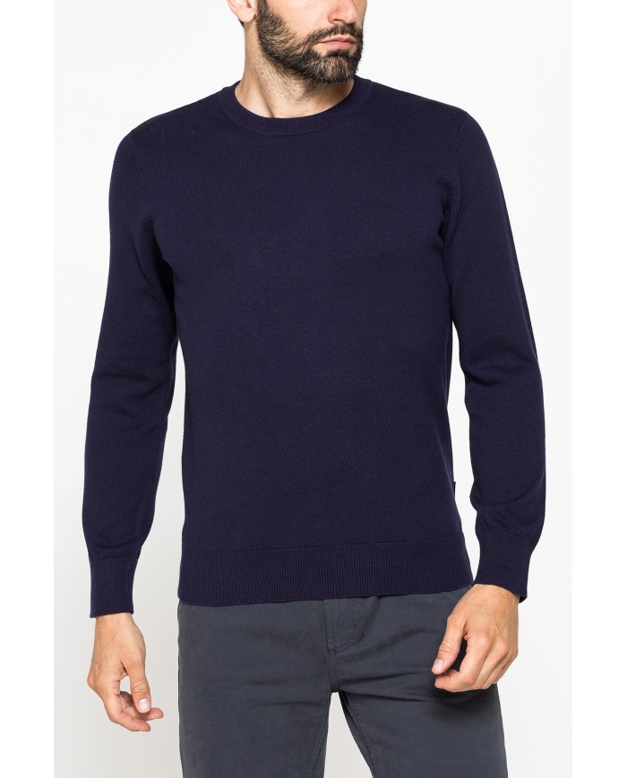 MAGLIONE GIROCOLLO IN PREGIATO CALDO COTONE