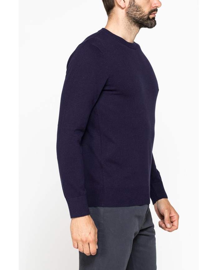 MAGLIONE GIROCOLLO IN PREGIATO CALDO COTONE