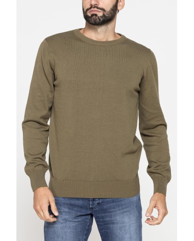 MAGLIONE GIROCOLLO IN PREGIATO CALDO COTONE